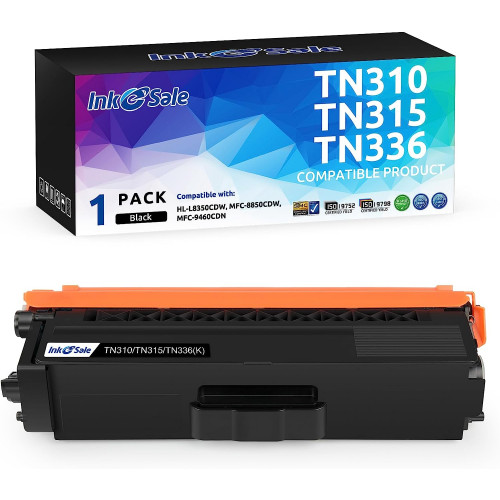 INK E-SALE Brother TN310BK TN315BK  High Yield Compatible Toner Cartridge, Black, 1 Pack